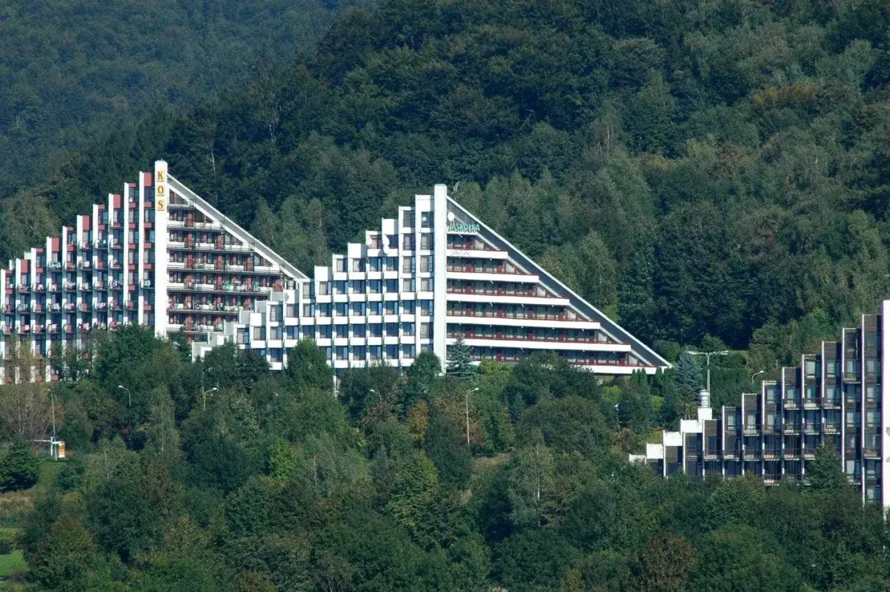 Sanatorium Kos Ustroń widok ogólny z piramidy